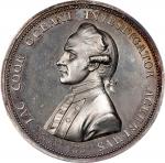 (1784) Captain Cook Royal Society Medal. Betts-553. Silver, 43 mm. MS-63 (PCGS).