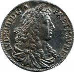 Cast Copy 1670-A French Colonies 15 Sols. As Martin 1.2-B.1, Hodder-4, Breen-255, W-11610. Extremely