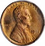 1914 Lincoln Cent. MS-66 RB (PCGS). CAC.