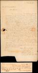 Lot of (2) American Colonization Society Letter & Bushrod Washington Check.