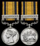 South Africa 1877-79, 1 clasp, 1877-8-9 (967. Pte E. Toole. 88th Foot.) a couple of light edge bruis