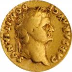 DOMITIAN AS CAESAR, A.D. 69-81. AV Aureus (7.07 gms), Rome Mint, A.D. 77-78. ICG VF 20.