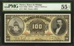 MEXICO. Banco de Hidalgo. 100 Pesos, 1904-14. P-S309a. PMG About Uncirculated 55 EPQ.
