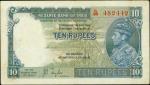 1937年印度储备银行10卢比。