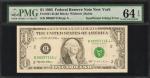 Lot of (3) Federal Reserve Error Notes. Graded.