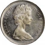 CANADA. Dollar, 1965. Ottawa Mint. NGC MS-61.