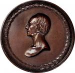 1850 Henry Clay Memorial Medal. Electrotype. By Charles Cushing Wright. Julian PE-7. Bronze. About U
