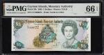 CAYMAN ISLANDS. Cayman Islands Monetary Authority. 5 Dollars, 2005. P-34b. Low Serial Number. PMG Ge