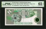 NETHERLANDS. Nederlandsche Bank. 1000 Gulden, 1994 (ND 1996). P-102. PMG Gem Uncirculated 65 EPQ.