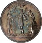 1782 Frisian Recognition of American Independence Medal. By B.C.V. Calker. Betts-602. Silver. MS-63 