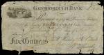 Gainsborough Bank (William Hornby & Jos. Esdaile), 5 guineas, 9 August 1801, serial number F 350, bl
