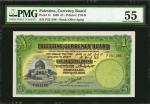 PALESTINE. Currency Board. 1 Pound, 1939. P-7c. Consecutive. PMG About Uncirculated 55 & 55 EPQ.