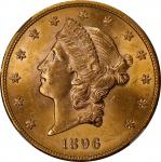 1896-S Liberty Head Double Eagle. MS-62 (NGC). CAC.