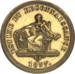 COLOMBIE - COLOMBIARépublique. Médaille d’Or, estime et reconnaissance à Auguste Le Moyne par les Fr
