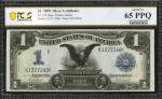 Fr. 232. 1899 $1 Silver Certificate. PCGS Banknote Gem Uncirculated 65 PPQ.