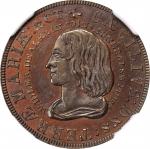 Undated (1860s) Lord Baltimore Penny, or Denarium. Idler Copy. Miller-Pa 222A, Kenney-2, W-15660. Co