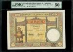 French Indochina, 100 Piastres, ND (1936-1939), serial number S.191 049, (Pick 51d), PMG 50 About Un