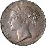 GREAT BRITAIN. Crown, 1844. London Mint. Victoria. PCGS AU-58.
