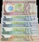  Malta, Central Bank of Malta, group of 12 notes from the 1994 and 2000 series, consisting of 2 liri