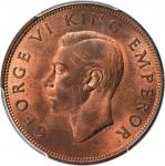 NEW ZEALAND. Penny, 1941. PCGS MS-65 RB Secure Holder.