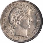 1911-S Barber Dime. MS-65 (NGC).