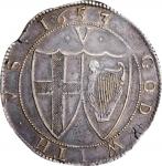 Great Britain. 1653. Silver. NGC AU53. EF. Crown. Commonwealth of England Silver Crown