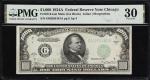 1934A1000美元芝加哥 PMG VF 30 1934A Mule $1000 Federal Reserve Note. Chicago