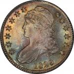 1829 Capped Bust Half Dollar. Overton-105a. Rarity-1. Small Letters. Mint State-66+ (PCGS).