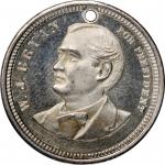 Undated (1896, 1900 or 1908) William Jennings Bryan Political Campaign Medallet. Silvered Brass. 26 
