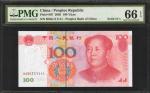 2005年第五版人民币一佰圆 CHINA--PEOPLES REPUBLIC. Peoples Bank of China. 100 Yuan, 2005. P-907. Solid Serial N