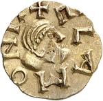 MÉROVINGIENS Quentovic, Ela monétaire. Trémissis ND (600-650), Quentovic.