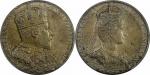 1902英国爱德华七世加冕纪念银章 PCGS SP63 40780079