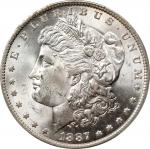 1887-O Morgan Silver Dollar. MS-64 (PCGS).