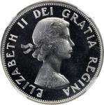 CANADA. 50 Cents, 1957. Ottawa Mint. NGC PL-67 Cameo.