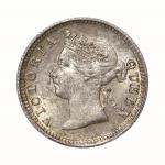 1898-1905年香港五仙银币6枚，其中两枚GBCA MS62，三枚GBCA MS63，一枚GBCA MS01