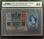 AUSTRIA. Oesterreichisch-Ungarische Bank. 1000 Kronen, 1902 (ND 1919). P-59. PMG Choice Uncirculated