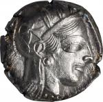 ATTICA. Athens. AR Tetradrachm (17.98 gms), ca. 440-404 B.C. EXTREMELY FINE.