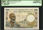 WEST AFRICAN STATES. Banque Centrale des Etats de lAfrique de LOuest. 5000 Francs, ND. P-104Ah. PCGS