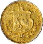 1876-GW哥斯达黎加2比索 PCGS AU 53 COSTA RICA 2 Pesos