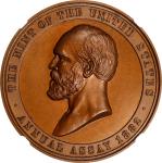 1882 United States Assay Commission Medal. By Charles E. Barber and George T. Morgan. JK AC-25. Rari
