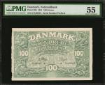 DENMARK. Denmark Nationalbank. 100 Kroner, 1951. P-39h. PMG About Uncirculated 55.