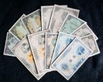 紙幣 Banknotes 台湾銀行券 Lot of The Bank of Taiwan Notes 壹圓(×2),伍圓(×3),拾圓(×5),壹百圓(×3) 返品不可 要下見 Sold as is 