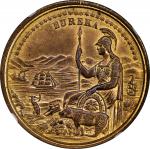 1894 California Midwinter Exposition Medal. Type I. HK-245, SH 7-1 BS. Rarity-5. Brass. MS-62 (NGC).
