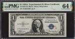 Fr. 1610. 1935A $1 Silver Certificate (S) Experimental. PMG Choice Uncirculated 64 EPQ.