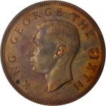 NEW ZEALAND. 1/2 Penny, 1952. George VI. PCGS PROOF-64 Brown.
