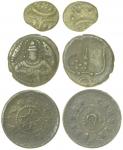 印度银币一组3枚，GVF（3）