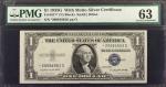 Lot of (2). Fr. 1617* & 1621. 1935G & 1957B $1  Silver Certificate. PMG Choice Uncirculated 63 & PCG