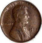 1922 No D Lincoln Cent. Strong Reverse. VF-35 (PCGS).