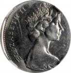 CANADA. Mint Error -- Struck on 10 Cents Planchet -- 25 Cents, 1978. Ottawa Mint. NGC MS-65.