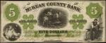 Smethport, Pennsylvania. McKean County Bank. 1862. $5. Choice Extremely Fine.